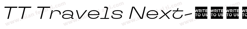 TT Travels Next字体转换